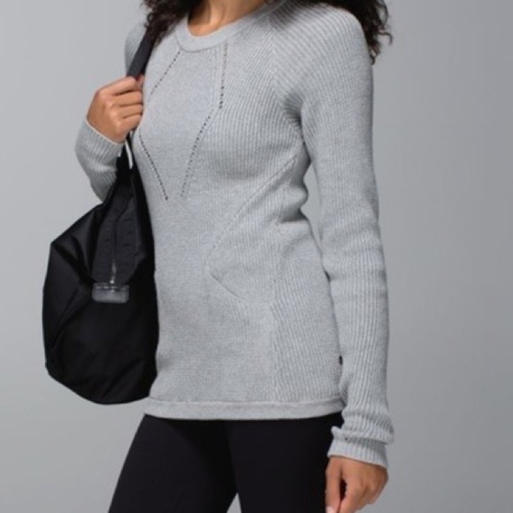 Lululemon cable knit sweater